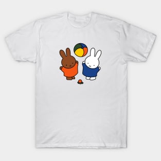 Miffy playing with friend. T-Shirt